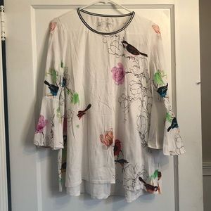 Bird & Flower Shirt